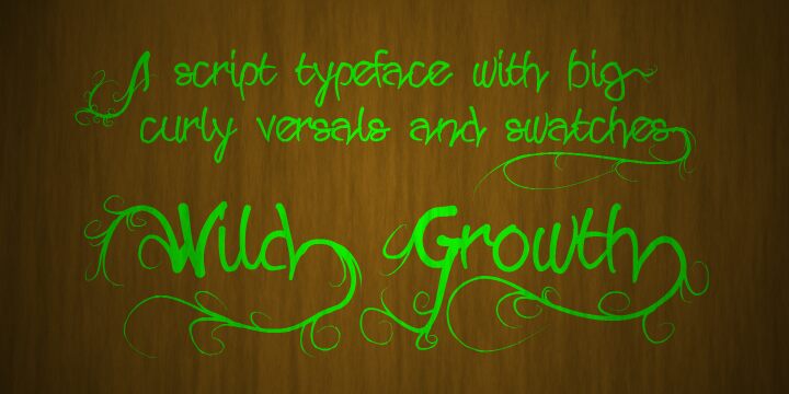 Wild Growth Schriftart
