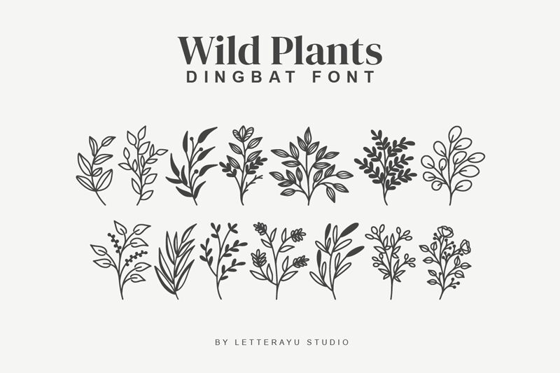 Wildplants Czcionka