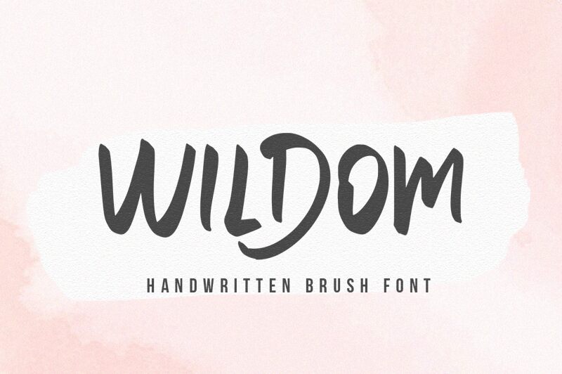 WILLDOM Schriftart