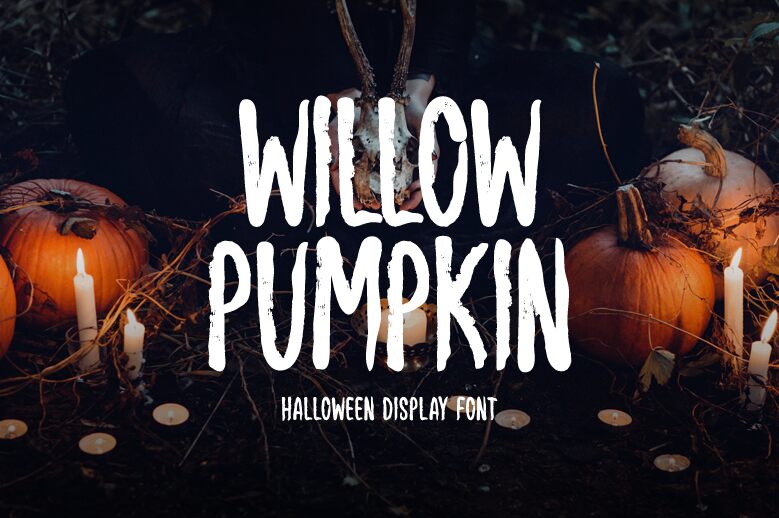 Willow Pumpkin Schriftart