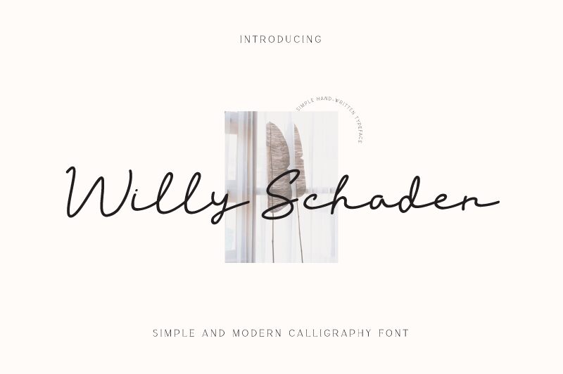 Willy Schaden DEMO — Schriftpräsentation