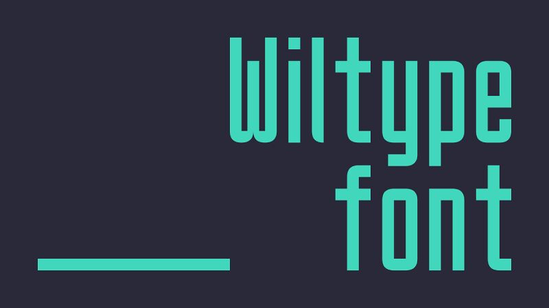 Wiltype 字体
