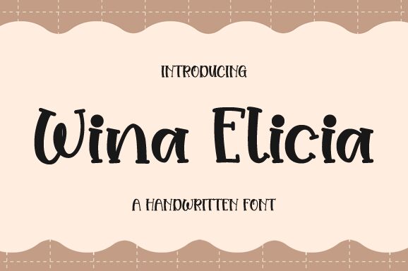 Wina Elicia Czcionka