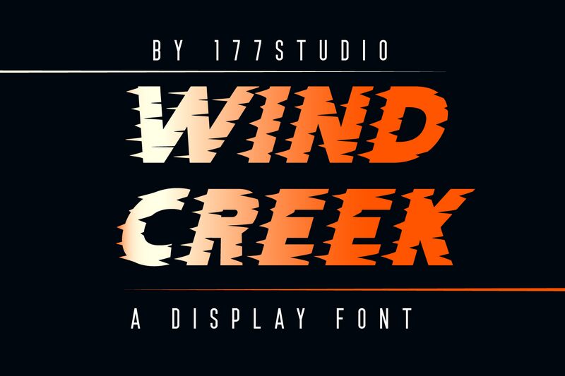 WIND CREEK Schriftart