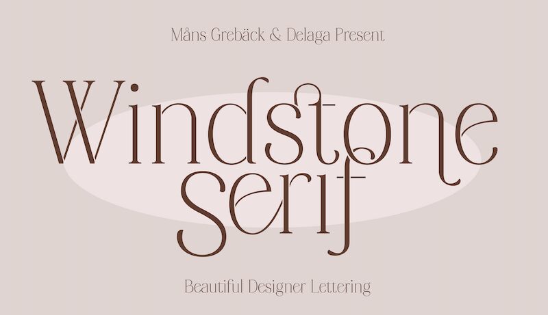 Windstone Serif الخط