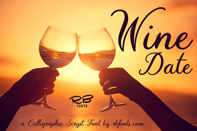 Wine Date Schriftart