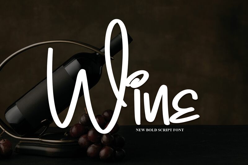 Wine font | Fonts2u.com