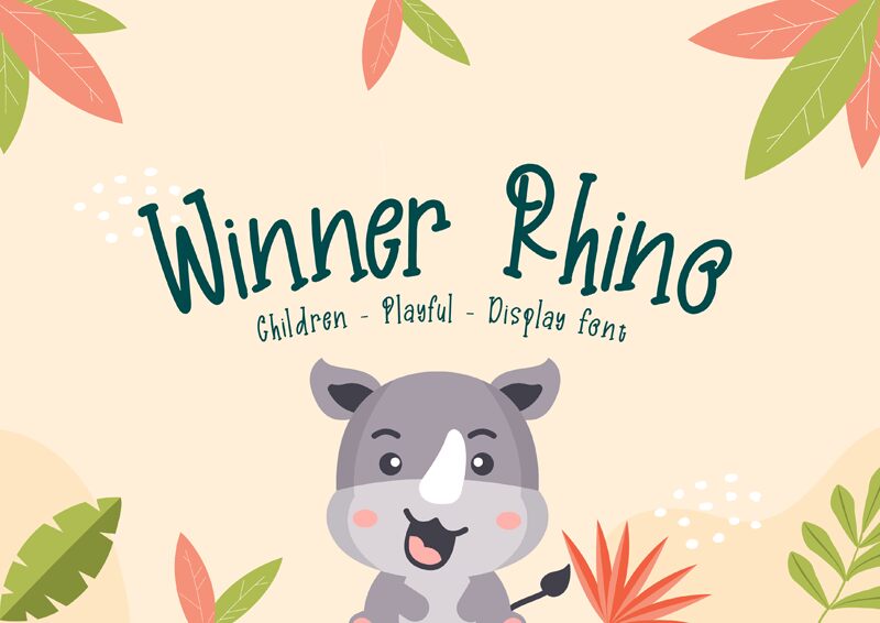 Winner Rhino Шрифт