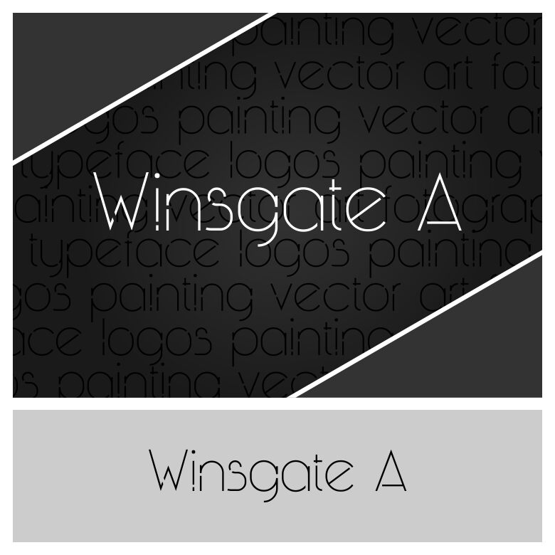 Winsgate A Czcionka