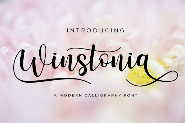 Winstonia Schriftart