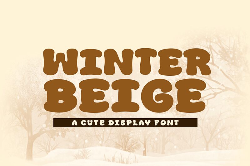 Winter Beige Font
