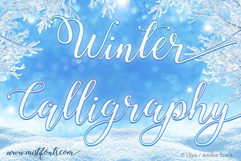 Winter Calligraphy Czcionka