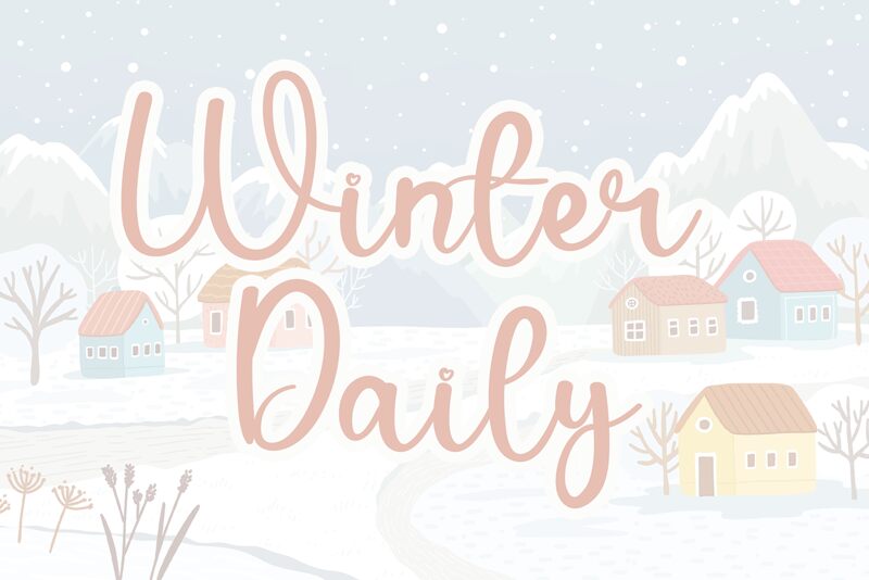 Winter Daily 字体