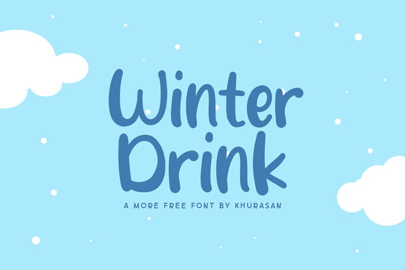 Winter Drink Schriftart