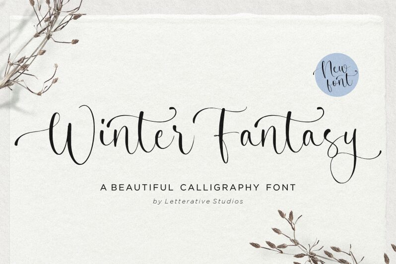 Winter Fantasy الخط