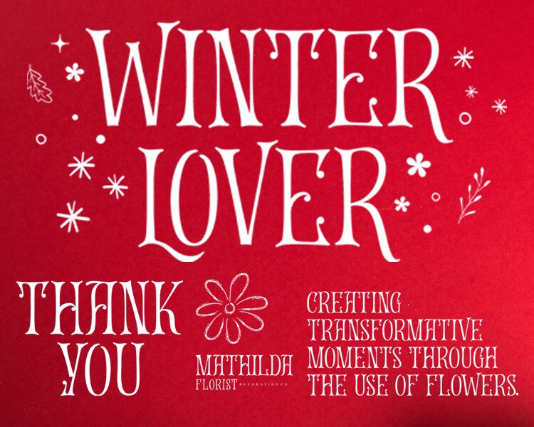 Winter Lover الخط 