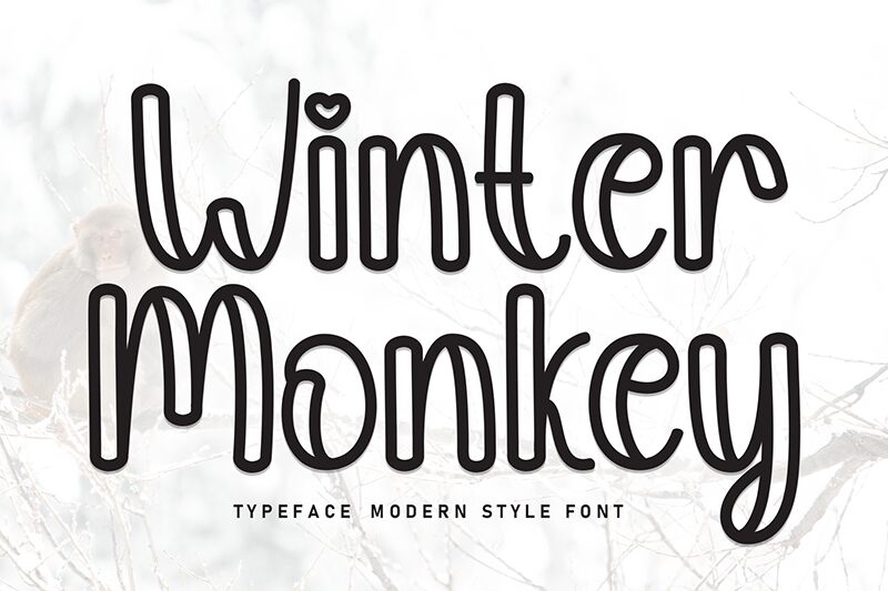 Winter Monkey Font