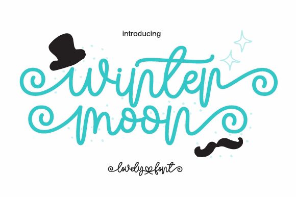 Winter Moon Schriftart