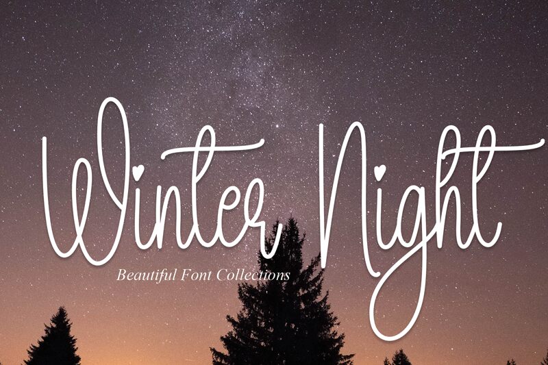 Winter Night Font