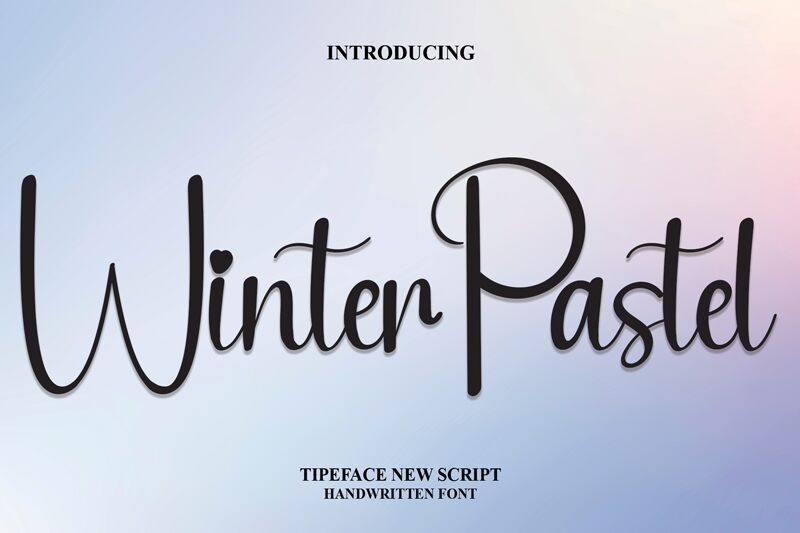 Winter Pastel font | Fonts2u.com