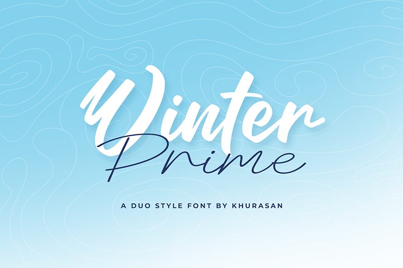 Winter Prime Monoline 字体