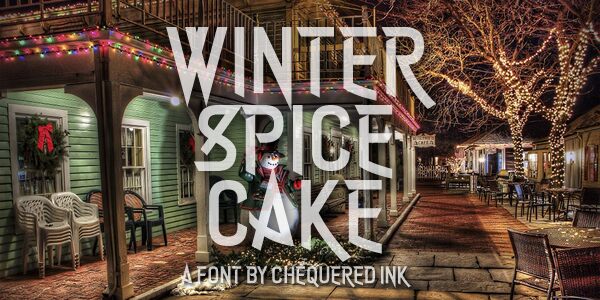 Winter Spice Cake Font