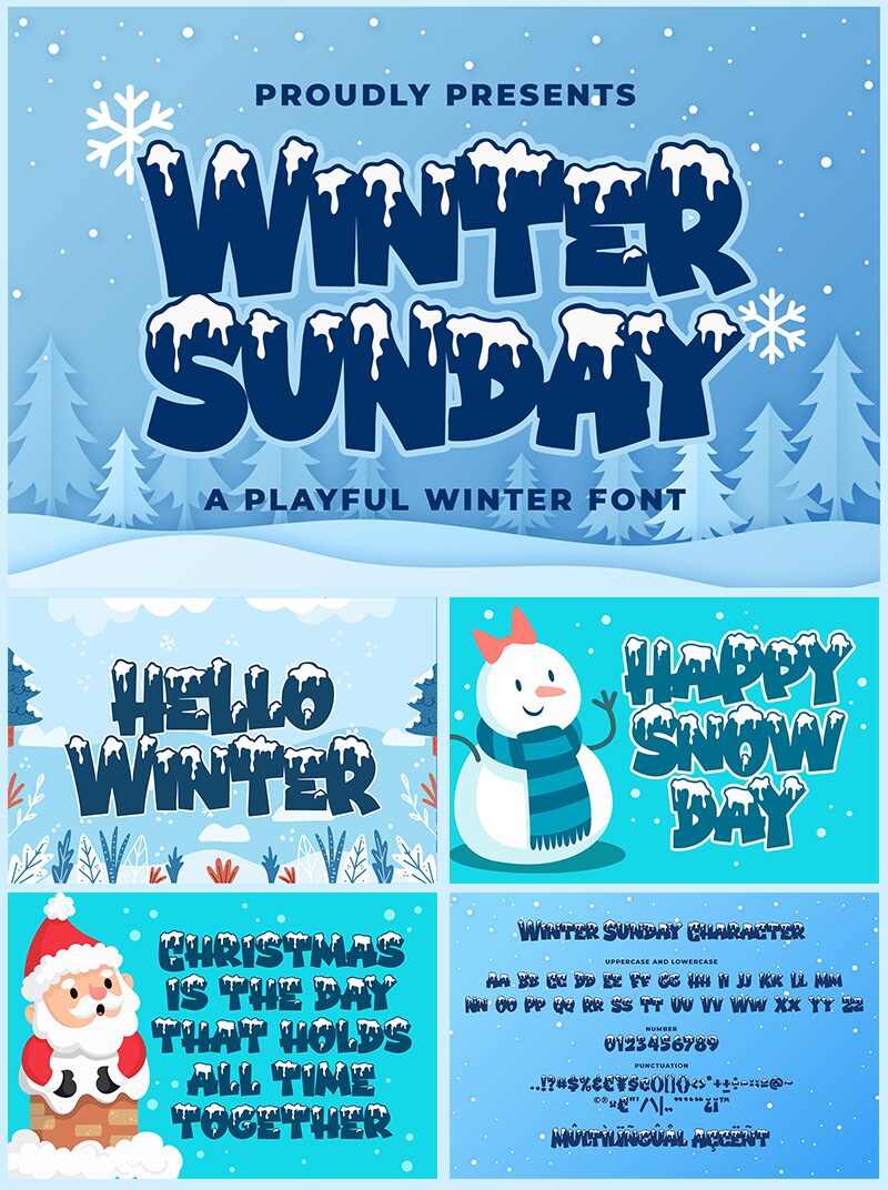 Winter Sunday Carattere