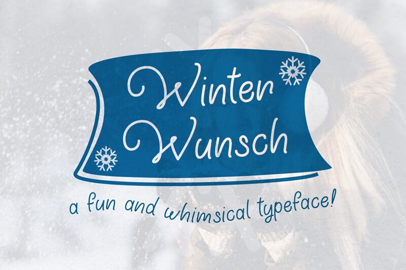 Winter Wunsch Druh písma