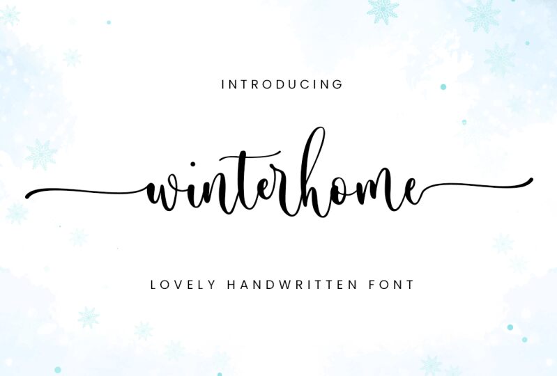Winterhome Czcionka