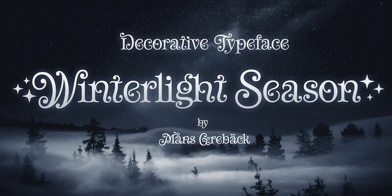 Winterlight Symbols Schriftart