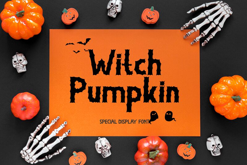Witch Pumpkin Czcionka