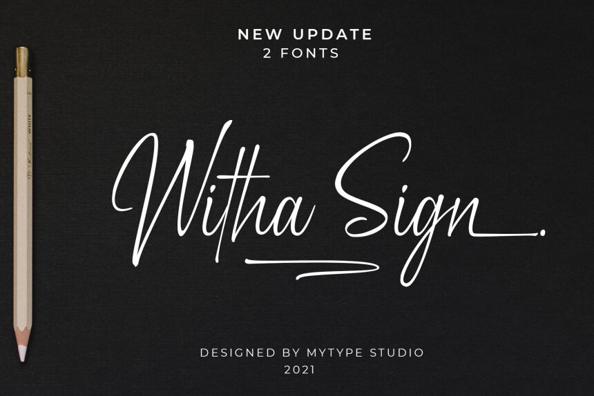 Witha Sign Font