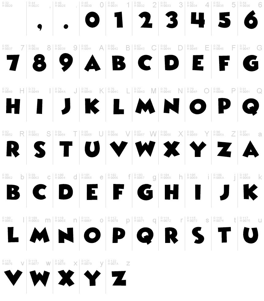 WickedMouse font