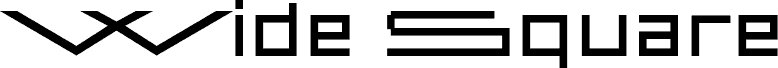 Wide Square Regular font