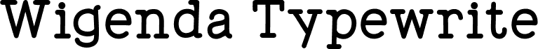 WigendaTypewrite-Bold