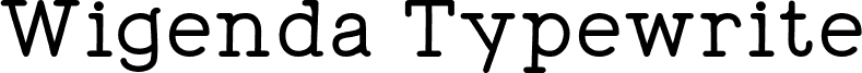 WigendaTypewrite Medium