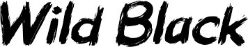 Wild Black Italic