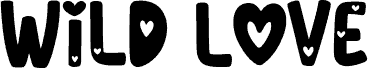 Wild Love フォント