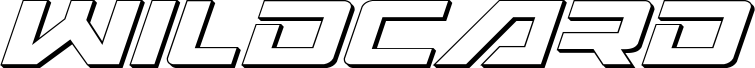 Wildcard 3D Italic