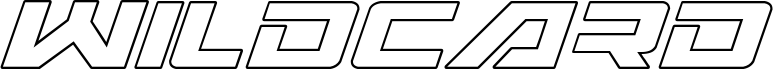 Wildcard Outline Italic