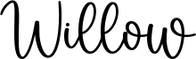Willow font