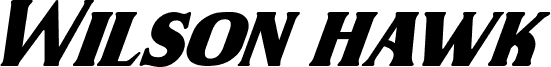 Wilson hawk Italic