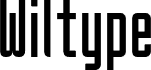 Wiltype 字体