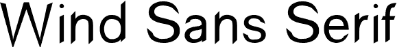 Podgląd czcionki Wind Sans Serif regular