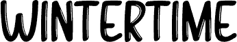 Preview of the Wintertime font