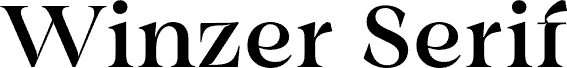 Winzer Serif PERSONAL USE Regular