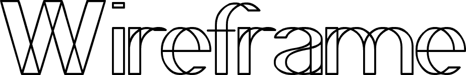 Wireframe font | Fonts2u.com