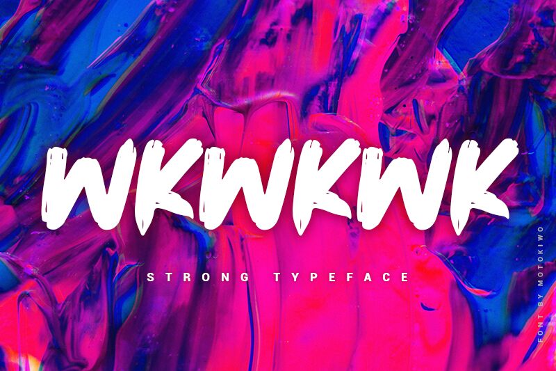 Wkwkwk Schriftart