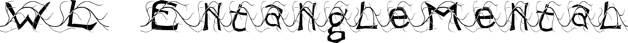 WL EntangleMental Light font | Fonts2u.com