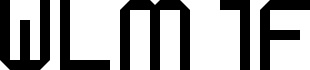 WLM 1F Block Sans Regular